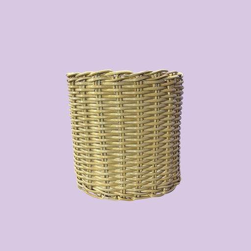[2118] Wicker Plant Pot